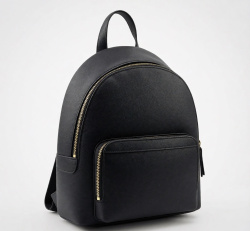 3096К Рюкзак женский натуральная кожа (black) (черный/22*29*9/натуральная кожа/Redmond)