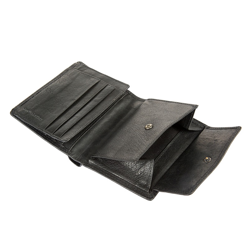 1077219 (black) Портмоне Gianni Conti (черный/10*12*3/натуральная кожа/Gianni Conti )