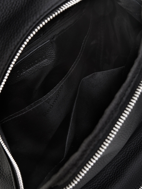 8395А Рюкзак мужской натуральная кожа (черный/33*40*18/натуральная кожа/Redmond)