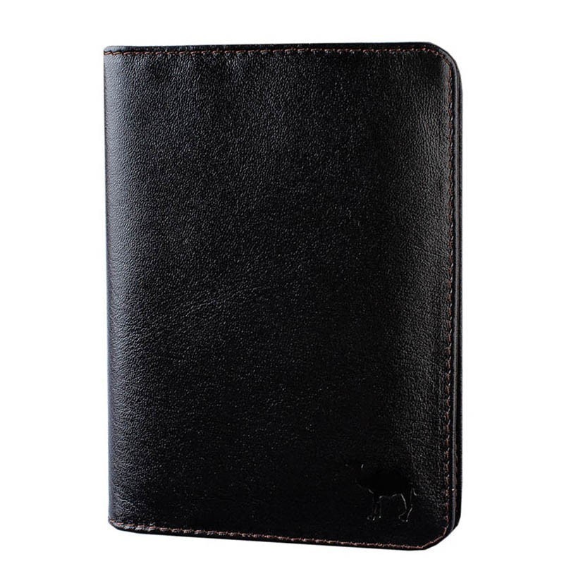 761 Бумажник водителя с отделением для паспорта (Сахара) (черный/натуральная кожа/Dimanche)