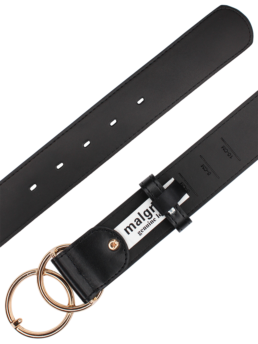 W701-2 black 100 Ремень женский (Malgrado) (черный/100 см/натуральная кожа/Malgrado)