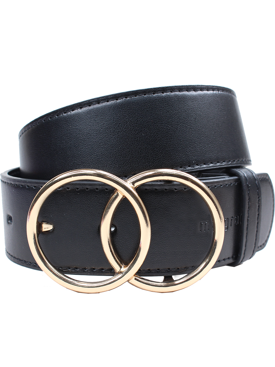 W701-2 black 100 Ремень женский (Malgrado) (черный/100 см/натуральная кожа/Malgrado)