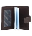 42003-5402D Coffee Визитница (Malgrado) (кофе/7,5*11*1,5/натуральная кожа/Malgrado)