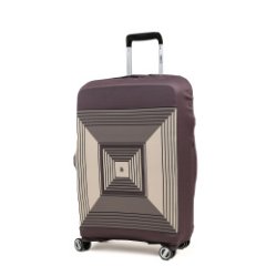RW1088-S FABRETTI Чехол для чемодана 92%полиэстер 8%спандекс (серо-коричневый)