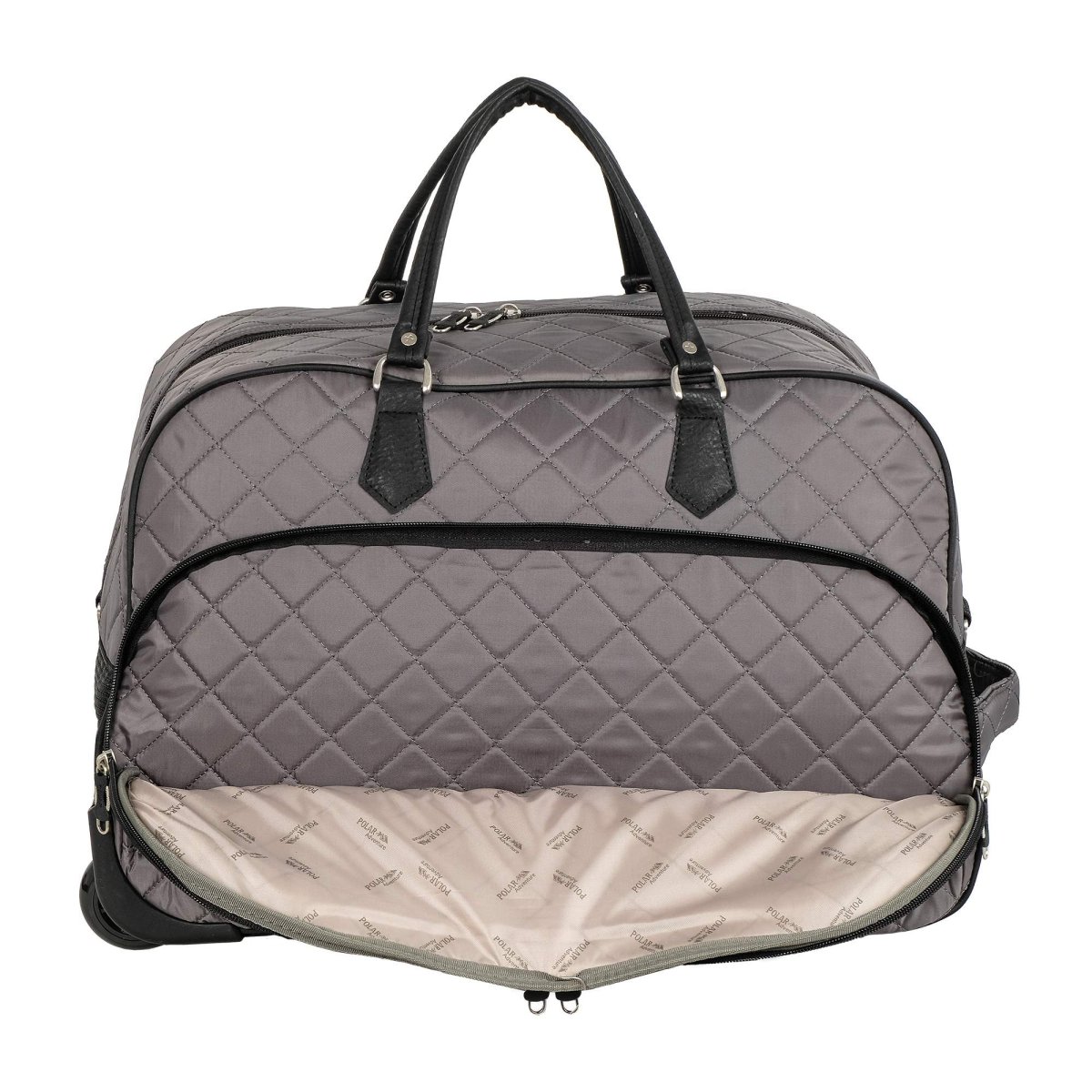 7050.1 (черный) сумка на Колесах Стежка текстиль (Черный/55*37*30/полиэстер/2,3 кг/51 литр/Polar)