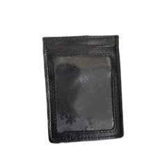 ЧПК-01 Чехол для пропуска и карт (Наппа, Леон, черный) (черный/8*11/натуральная кожа/ТОП МАРКА)