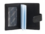 42003-64D Black Визитница (Malgrado) (черный/7,5*11*1,5/натуральная кожа/Malgrado)