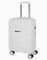 47B-010-420 Чемодан 4-х колесный (Белый/37*55*22/полипропилен/S/2,5 кг/35 литров/Eberhart)