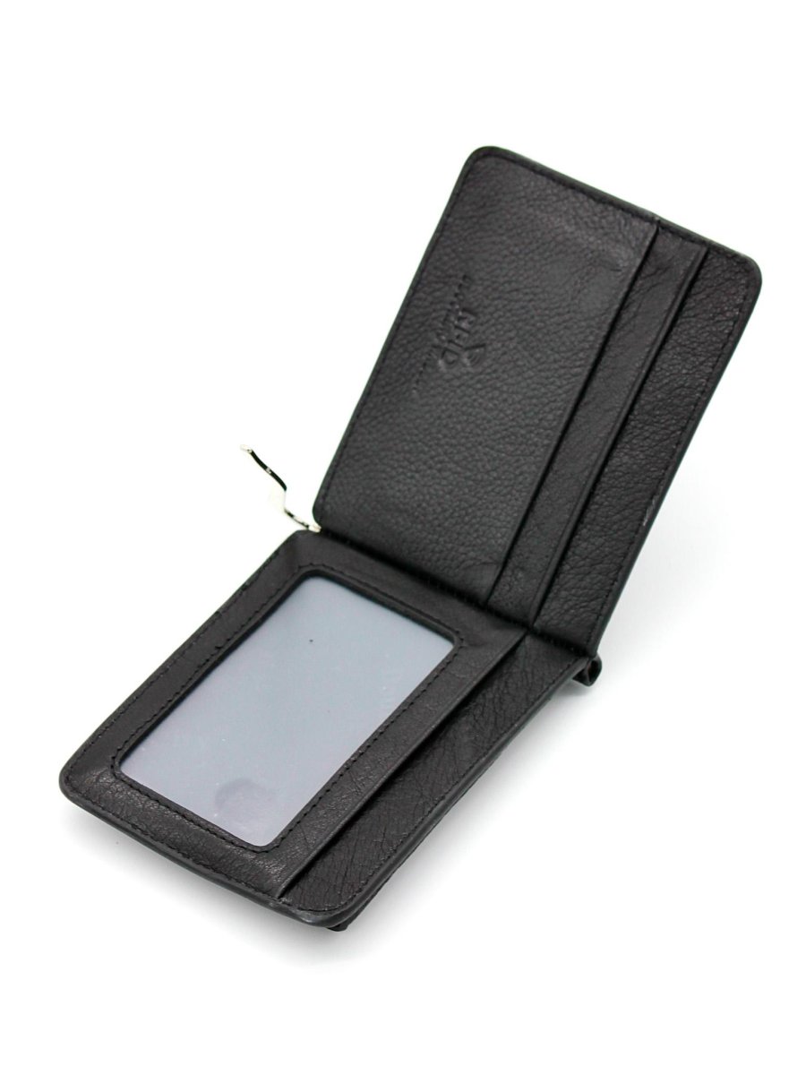 130-DC30-11J/A Зажим для денег (Черный/10,5*8*0,2/натуральная кожа)