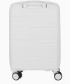 47B-010-420 Чемодан 4-х колесный (Белый/37*55*22/полипропилен/S/2,5 кг/35 литров/Eberhart)