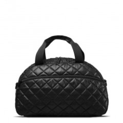 2-322 Сумка дорожная (Текстиль бондинг глянец стежка/черный) (черный/43*23*20/текстиль/ANTAN)