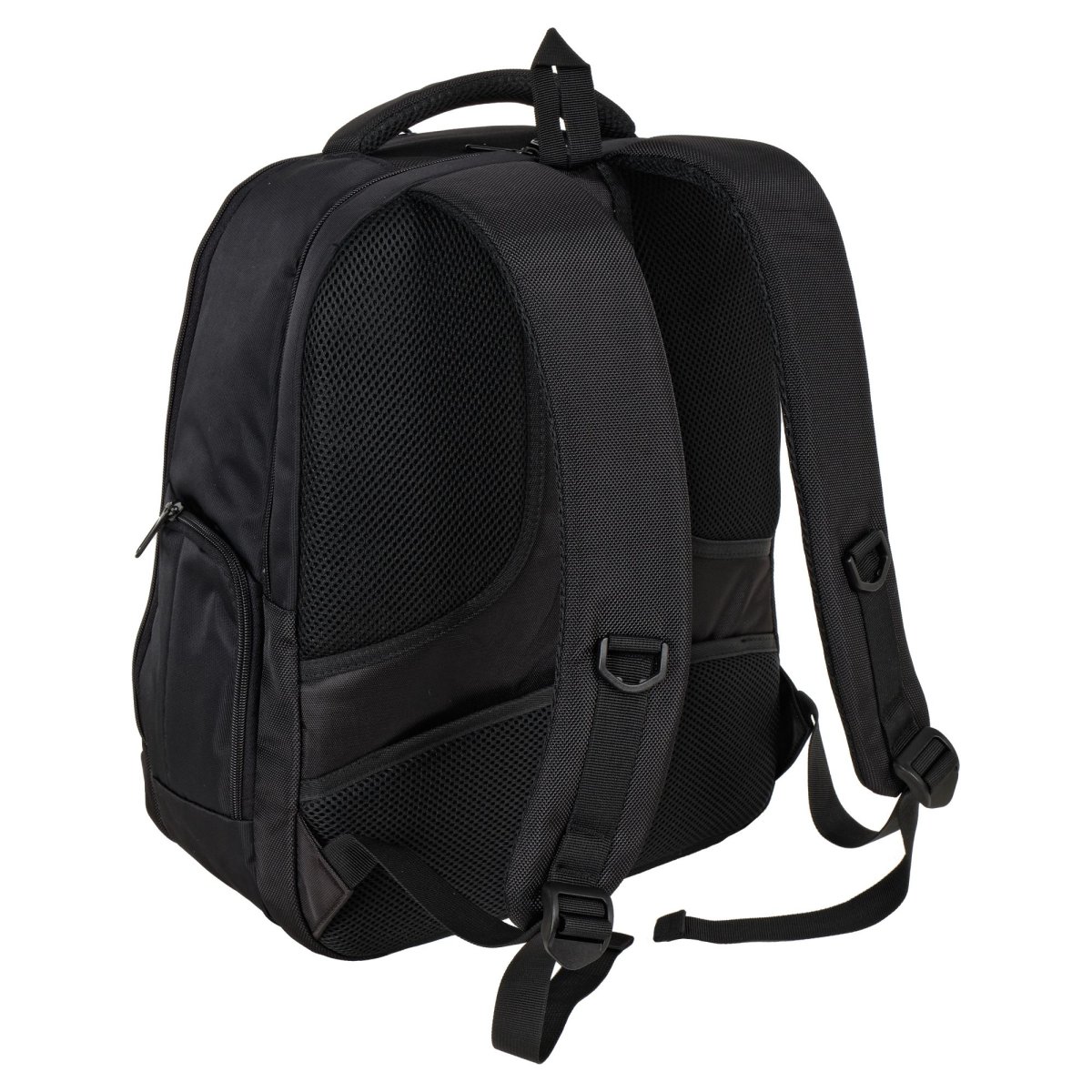 Г-598 (черный) Рюкзак для ноутбука текстиль (Черный/31*41*17/полиэстер/0,8 кг/22 литра/Polar)