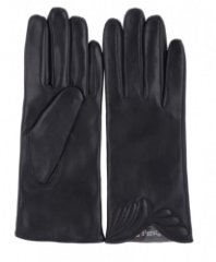 281336 Перчатки женские лайка (виват) (м) (черный/6,5; 7; 7,5; 8/натуральная кожа/PERST)