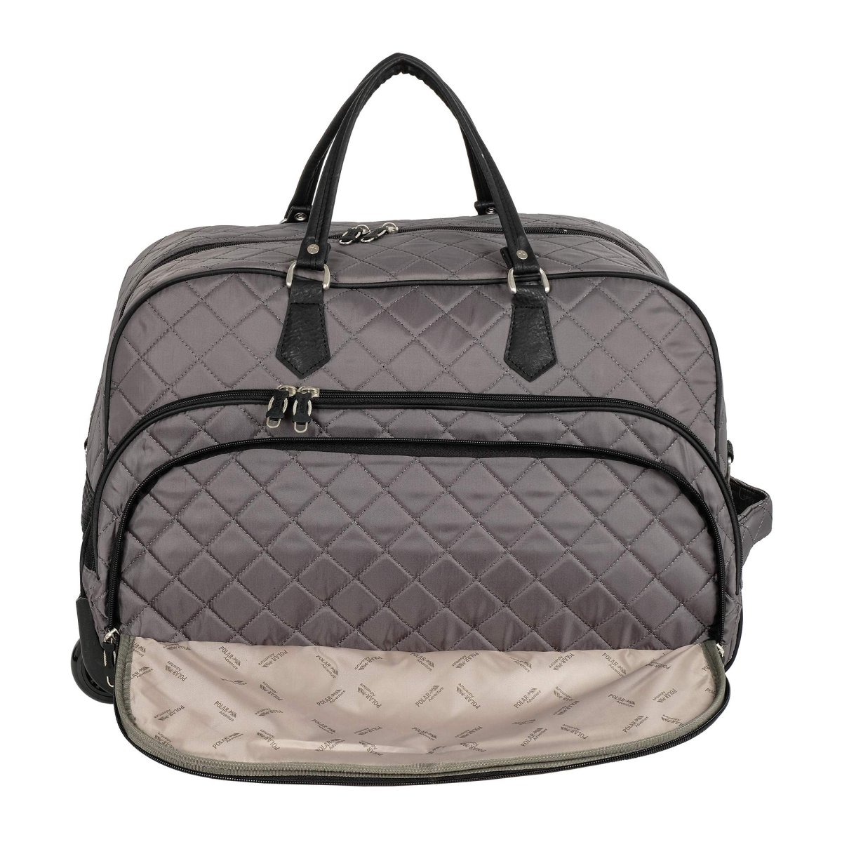 7050.1 (черный) сумка на Колесах Стежка текстиль (Черный/55*37*30/полиэстер/2,3 кг/51 литр/Polar)