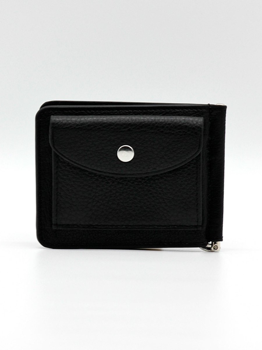 130-DC30-11J/A Зажим для денег (Черный/10,5*8*0,2/натуральная кожа)