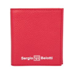 120208 (red Caprice) Портмоне Sergio Belotti (красный/10*12*3/натуральная кожа/Sergio Belotti)