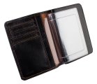 761 Бумажник водителя с отделением для паспорта (Сахара) (черный/натуральная кожа/Dimanche)