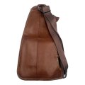0018 Сумка-рюкзак на одно плечо мужская натуральная кожа (19*34*4/натуральная кожа/Hogerland)