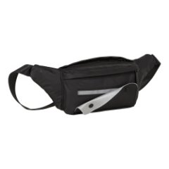 18253 (Black) Сумка поясная текстиль (Черный/36*12*4/полиэстер/0,24 кг/1,7 литр/Polar)