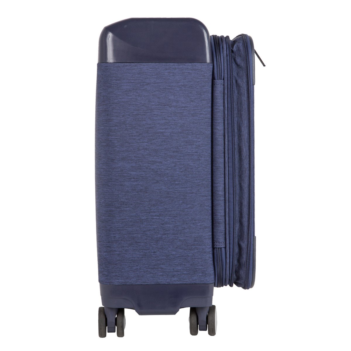 Р1930 (2-ой) коричневый (20) чемодан малый тканевый облегченный (коричневый/37*52*23/27/полиэстер/S/2,6 кг/44 литра/Polar)