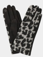 113-762-48-4 Перчатки Женские (8) (черный/серый/8/полиэстер/Redmond)