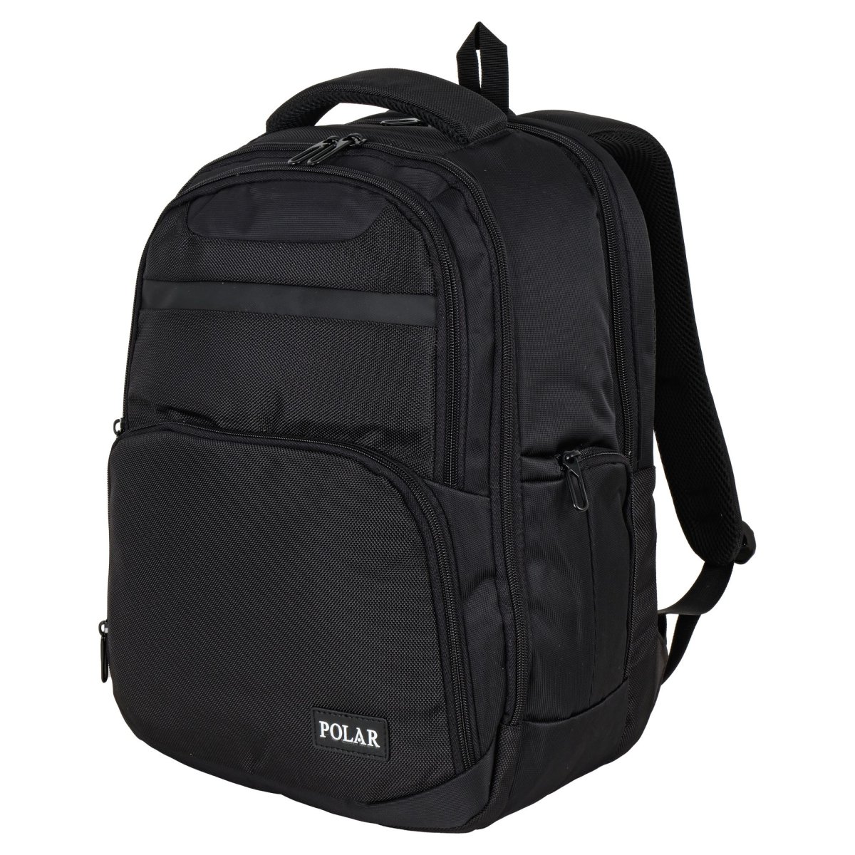 Г-598 (черный) Рюкзак для ноутбука текстиль (Черный/31*41*17/полиэстер/0,8 кг/22 литра/Polar)