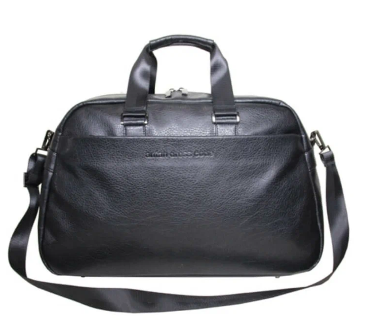 2-288 Сумка дорожная экокожа (черный) (Черный/52*33*18/Экокожа)