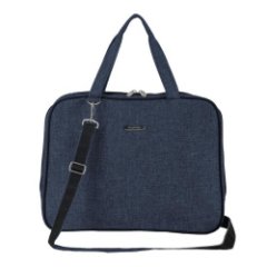 П7119 синий Джинсажаккард Папка большая (синий/43*32*6/полиэстер/0,5 кг/7,5 литров/Polar)