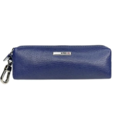 436-44 Ключница натуральная кожа.KARYA (Синий/12 см*4,5 см*3 см/натуральная кожа)