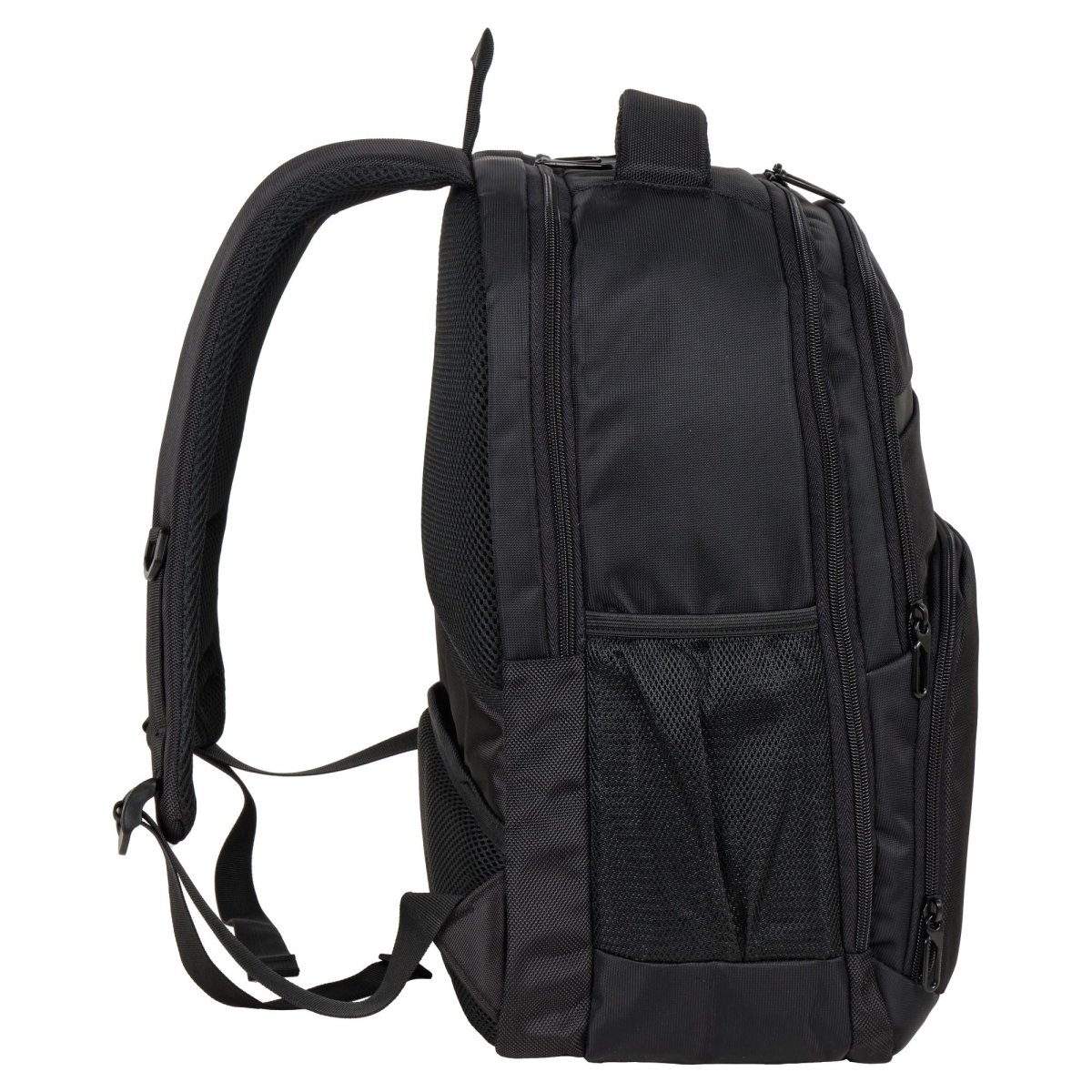 Г-598 (черный) Рюкзак для ноутбука текстиль (Черный/31*41*17/полиэстер/0,8 кг/22 литра/Polar)