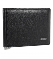 32006-5001D Black Зажим для денег (Malgrado) (Черный/11,5*8,5*0,8/натуральная кожа/Malgrado)