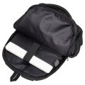 Г-598 (черный) Рюкзак для ноутбука текстиль (Черный/31*41*17/полиэстер/0,8 кг/22 литра/Polar)