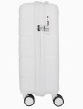 47B-010-420 Чемодан 4-х колесный (Белый/37*55*22/полипропилен/S/2,5 кг/35 литров/Eberhart)