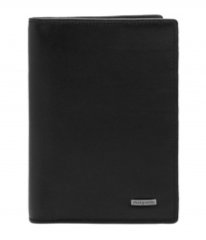 54019-3-55D Black Обложка Для Паспорта (Malgrado) (черный/10*13,5*1/натуральная кожа/Malgrado)