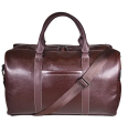 2-230 Сумка дорожная экокожа (коричневый) (коричневый/50*28*27/экокожа/ANTAN)