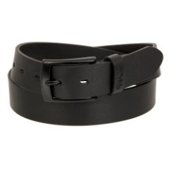 35020 Black Ремень Conti Uomo (длина 115) (Черный/115 см/натуральная кожа/Conti Uomo)
