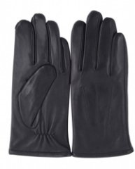 381320 Перчатки мужские лайка три луча, резинка (внутр. шов)(м) (черный/8;8,5;9;9,5;10/натуральная кожа/PERST)