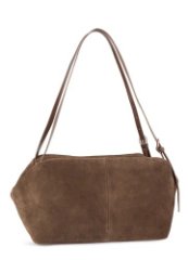 HL 19-353115 Сумка женская замша/экокожа (бежевый) (бежевый/34*20*14/натуральная замша/экокожа/Hogerland)